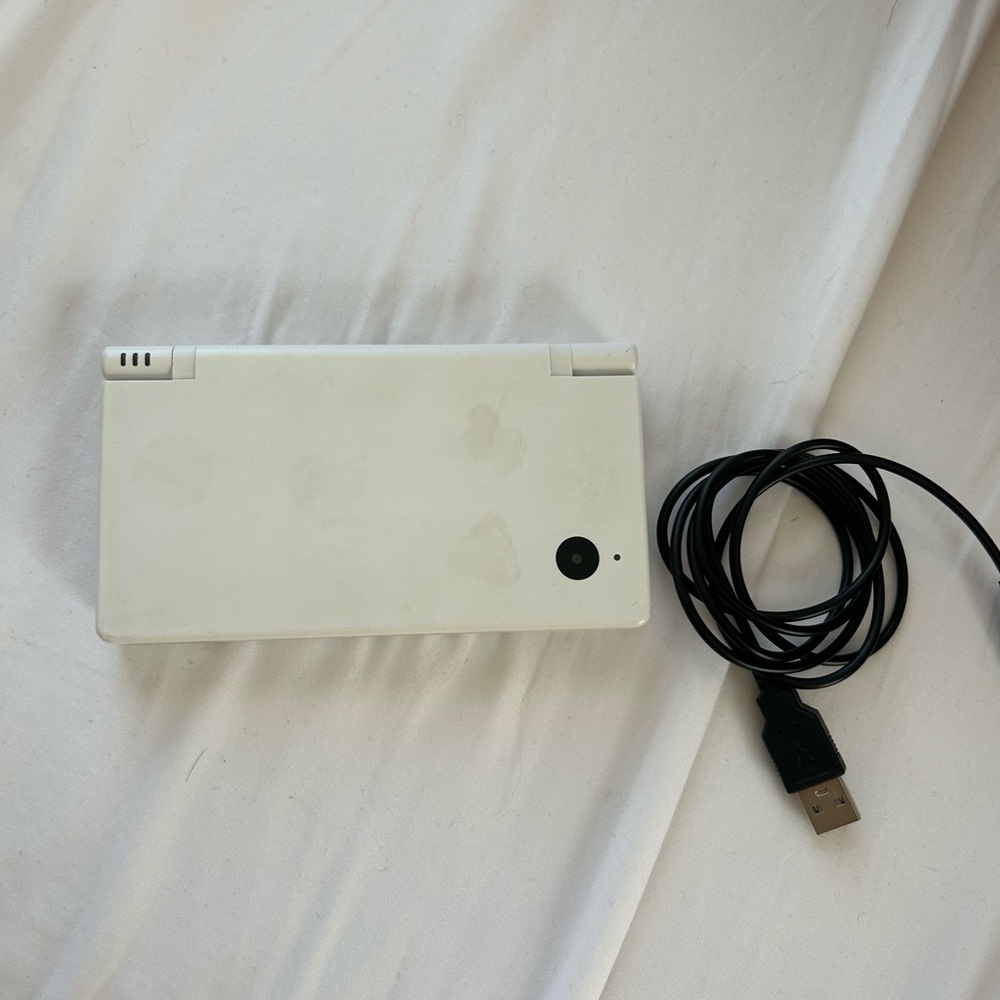White Nintendo DSi Handheld Game Console